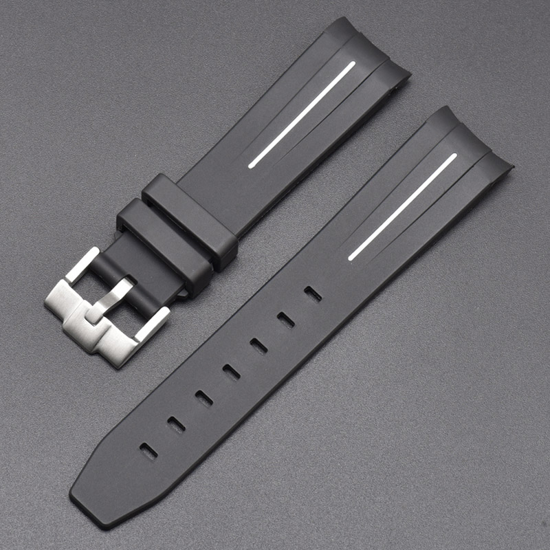 Linea Bianco e Nero + Fibbia Argento