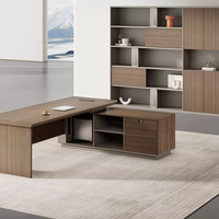 Bureau de direction E0, bureau du président, bureau simple et moderne pour manager/superviseur, mobilier de bureau luxueux et élégant
