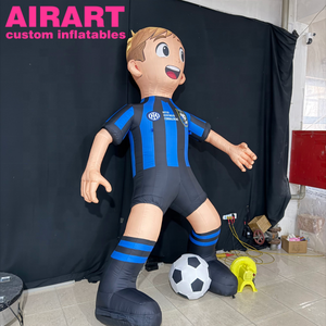 Gonfiabile a Forma di Ragazzo Calciatore per Esterni, Personalizzabile per Partite di Calcio - Product Image 3