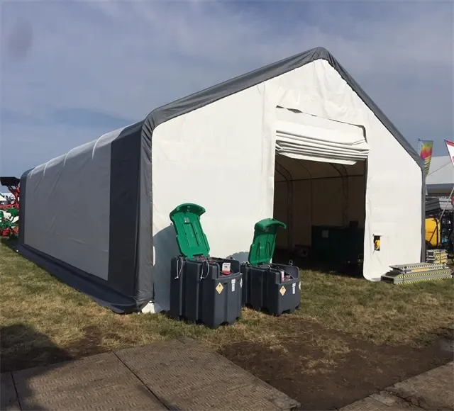 Tenda Penyimpanan Gudang Kain PVC dan Tempat Berlindung dengan Harga Rendah