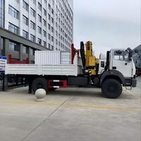 Grue à flèche articulée 4x4 montée sur camion de qualité militaire aérospatiale Wanshan.