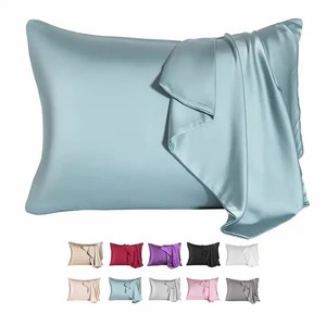 New Design Plain Style Luxury Zippered <b>Pillow</b> Cases for Home & Hotel Use Breathable Eco-Friendly Machine Washable - Product Image 2