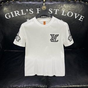 T-shirt en coton à manches courtes, shorts d'été, vêtements pour hommes, t-shirt pour hommes - Product Image 3