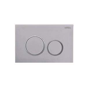 Chất lượng cao vòng vòng Rose Gold nhựa nhà vệ sinh kép Flush nút tuôn ra tấm cho giấu Phễu thoát nước - Product Image 5