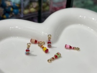 Vente en gros en stock pendentif en émail multicolore pas cher bricolage fruit animal crème glacée pain breloques pour la fabrication de bijoux