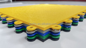 กระเบื้องปูพื้นโรงจอดรถพีวีซีไวนิลสำหรับงานอุตสาหกรรมขนาด6มม. ใช้ในร่มโรงจอดรถดีไซน์กราฟิก - Product Image 4