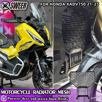 Adapté aux modèles de motos Honda XADV-750 de 2021 à 2025, livré avec une protection anti-poussière en maille pour le radiateur et le réservoir d'eau.