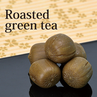 YAMACHO - Caramelos Duros con Sabor a Té Negro Japonés Hojicha y Matcha, en Forma de Bola, Marca Shizuoka Suzuki, Hechos en Japón, Empaque Personalizable