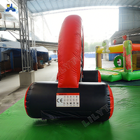 Cible gonflable de coup de pied de football et jeu de sport interactif de jeu de fléchettes de football
