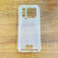 Coque arrière de téléphone portable en TPU souple transparent noir en gros pour smartphone robuste Blackview Xplore 1