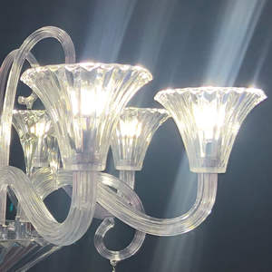 Lampadario di Lusso <span class=keywords><strong>Moderno</strong></span> a 8 Luci in Cristallo K9 per Hotel, Camera da Letto, <span class=keywords><strong>Soggiorno</strong></span> - Product Image 5