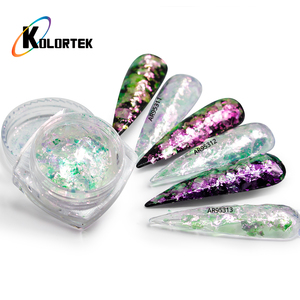 KOLORTEK Chameleon Aurora Flakes Gel collezione Color-Shifting, scintillio Multi-angolo - Product Image 1