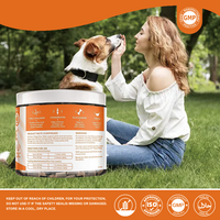 Suplemen Kolagen Alami untuk Anjing, Pereda Nyeri Pinggul dan Sendi, Meningkatkan Mobilitas dengan Glukosamin & Kunyit (Private Label)