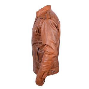 Chaqueta Casual Cálida de Cuero Unisex, Estilo Nuevo, Otoño Invierno, Impermeable, Cortavientos, Camuflaje, Cuello Alto, Corte Holgado - Product Image 3