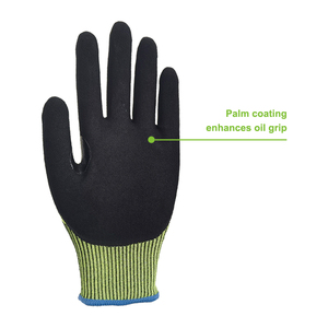 Seeway TDM-F ANSI A6/EN388 Certified 13-Gauge Cut Resistant Mechanic Protection <strong>Gloves</strong> Nitrile Coating Abrasion/Tear/Puncture - Product Image 3