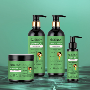 Vente en gros d'huile d'arbre à thé bio personnalisée huile d'argan marque privée shampooing <span class=keywords><strong>afro</strong></span> anti-chute biotine 100% set de soins capillaires naturels - Product Image 6