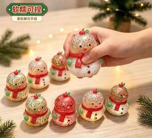 New Christmas Squeeze <b>Toy</b> Gift Set Cute Soft Squishy <b>Fidget</b> Sensory <b>Toys</b> Holiday Party Favor Assorted Styles - Product Image 1