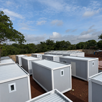 Maison préfabriquée en conteneur pour logement sur chantier, murs isolés en laine de roche, Casas Contenedor Para Contratistas