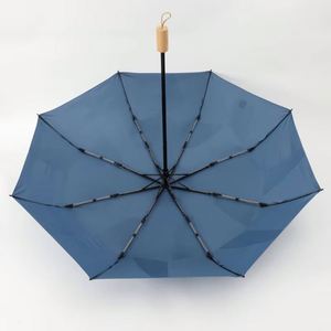 Parapluie Moderne Double Usage à 3 Plis, Nouveau Modèle Pliant Facile avec Poignée Intégrée, Design Simple pour Jours Pluvieux et Ensoleillés - Product Image 5