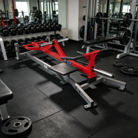XINRUI Appareil Commercial de Musculation Abdominale à Charge Libre, Réglable et Durable, en Acier, pour Salle de Sport