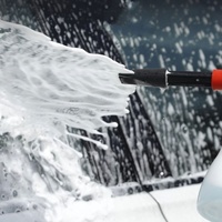 Vente en gros Outil de lavage de voiture personnalisé Canon à mousse de lavage de voiture à basse pression Pistolet à tuyau d'arrosage Pulvérisateur d'eau à mousse de neige