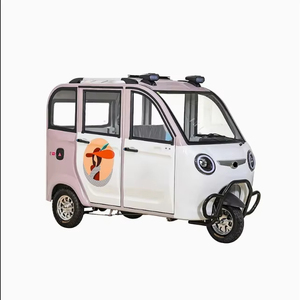 รถสามล้อไฟฟ้า3ล้อ60V สำหรับผู้ใหญ่รถมอเตอร์ไซค์สามล้อแบบปิดห้าประตูแบบเปิด - Product Image 2