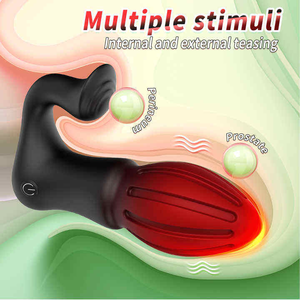Massaggiatore Prostatico Vibratore Anale <span class=keywords><strong>Plug</strong></span> Anale Giocattoli Sessuali per Uomo e Donna <span class=keywords><strong>Plug</strong></span> Anale Elettrico Giocattoli per Adulti - Product Image 3