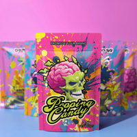 Emballage en plastique de bonbons gommeux imprimé personnalisé 3.5g 28g 1oz 1lb Sachet debout Doypack alimentaire résistant aux odeurs Sacs zip-lock en mylar