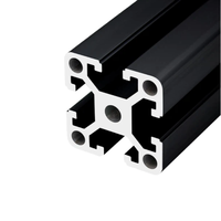 Profilés en aluminium robustes 4040, fabrication de profilés en aluminium anodisé noir, rail de guidage en aluminium extrudé, profilés en aluminium 40*40 4040