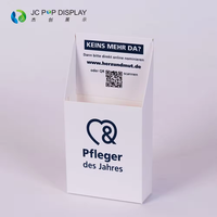 Présentoir de comptoir en carton pliable A4/A5 personnalisé conçu moderne rotatif brochure brochure porte-cartes de visite pour la maison
