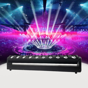 Barra de Luces Móviles LED RGBW 4 en 1 de 10x40W - Luz de Escenario Activada por Sonido y DMX512 para Fiestas, Conciertos, Eventos (Personalizable) - Product Image 1