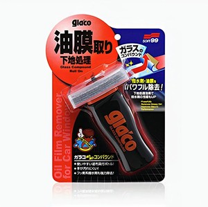 ผลิตภัณฑ์คุณภาพสูง Soft99 น้ำยาขจัดคราบน้ำมันบนกระจกรถยนต์ Glaco Glass Compound แบบลูกกลิ้ง สำหรับดูแลกระจกหน้ารถ - Product Image 2