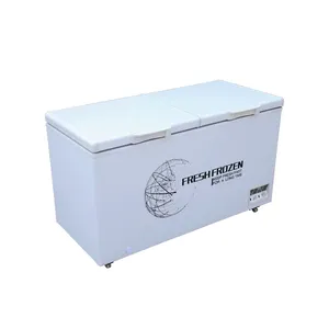 Refrigerador horizontal de temperatura, refrigerador de pecho comercial profundo