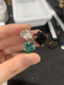 Оптовая продажа, высокое качество, натуральные целебные кристаллические кольца, смешанные необработанные каменные кольца для подарка - Product Image 6