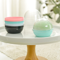 Boîte d'emballage individuelle en plastique JL-228 229 Daifuku Mochi, boîte en PET de qualité alimentaire, forme de boule colorée, contenants pour pâtisseries et desserts