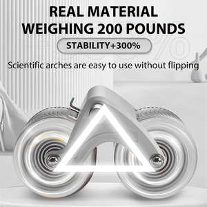 Rodillo Abdominal Antideslizante, Rueda de Rodillo Ab de Rebote Automático, Equipo de Fitness Portátil para Gimnasio en Casa - Product Image 3