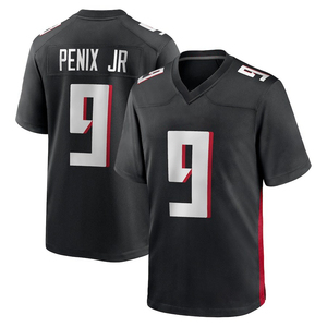 Vente en gros de maillots de football américain brodés # 3 Bates # 7 Robinson # 5 Londres # 9 Penix Jr III Maillot Atlanta pour hommes - Product Image 3