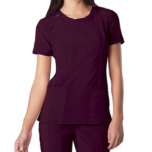 La belleza de la moda diseño Slim Fit uniforme del Hospital Médico matorrales elegante Bata - Product Image 6