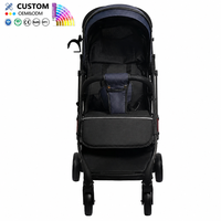 Poussette Bébé Compacte Pliable Portable, Pliage à une Touche, Siège Réglable, Idéale pour les Voyages - Fournisseur