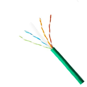 OEM Factory HDPE Cat 6 Cable Fedus Color Code com High Distance Limit