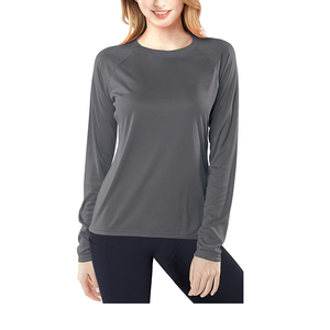 Magliette Protettive Solari da <span class=keywords><strong>Donna</strong></span>, T-Shirt a Maniche Lunghe Traspiranti per Corsa e Pesca, Magliette UV in Poliestere - Product Image 5