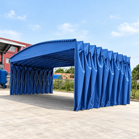 Abri de voiture portable en bâche durable, garages, auvents, tente de toit rétractable pour voiture à structure en acier, imperméable quatre saisons