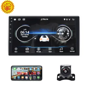 7/8/9/10 inç araç ses sistemi Android 10 GPS 2 Din Carplay DSP araç DVD oynatıcı oynatıcı evrensel araba radyo Stereo DVD oynatıcı