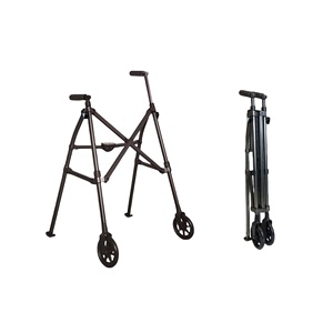 Andador rodante ligero y plegable para adultos, personas mayores, ayuda compacta para caminar de viaje para el cuidado de ancianos - Product Image 1