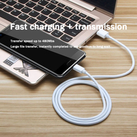 Câble de données USB OEM/ODM 3A Câble de charge rapide de type C pour câble de chargeur de téléphone