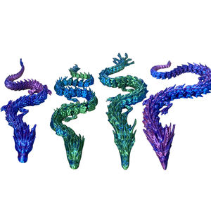 Nouveau film Nezha 2 3D imprimé Dragon jouet Collection Figure modèle jouet Anime Nezha modèle cadeau Anime Action Dragon objets de collection - Product Image 1