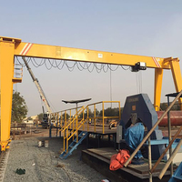Promotion : Grue portique monopoutre à faible hauteur de levage de 8 tonnes pour le levage de marchandises en extérieur