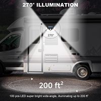 Lampes solaires LED extérieures à détecteur de mouvement IP65 étanches pour clôture, avec 3 modes d'éclairage, batterie Li-ion, lumière du jour 6000K pour maison