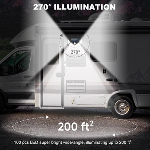ไฟรั้วโซลาร์เซลล์ LED กันน้ำ IP65 พร้อมเซ็นเซอร์ตรวจจับความเคลื่อนไหวสำหรับภายนอกอาคาร มี 3 โหมดแสงสว่างสำหรับบ้าน - Product Image 4