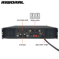 Amplificateur de Puissance Professionnel P5000S Classe H 1000W*2 Canaux Hi-Fi Scène de Puissance Son Master Standard